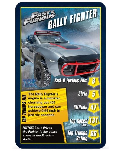 Kartaška igra Top Trumps - Fast & Furious - 4