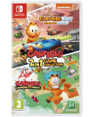 Garfield Lasagna Party + Garfield Kart: Furious Racing (Nintendo Switch) - 1