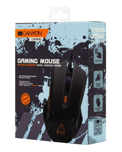 Gaming miš Canyon - CND-SGM01RGB, crni - 3