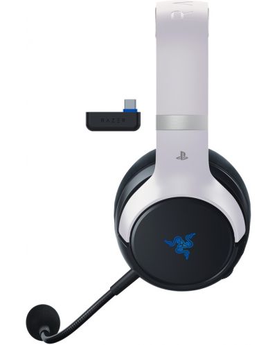 Gaming slušalice Razer - Kaira, Playstation 5, crno/bijele - 3