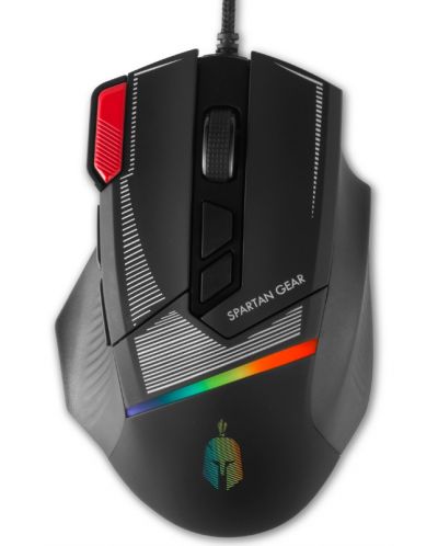 Gaming miš Spartan Gear - Talos 2, optički, crni - 1