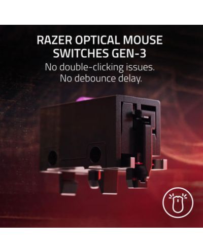 Gaming miš Razer - Viper V2 Pro - PUBG Ed., optički, bežični, crni/žuti - 4