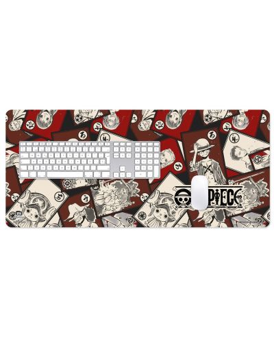 Gaming podloga za miš Erik - One Piece, XL, crvena - 4