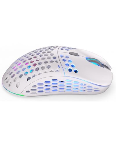 Gaming miš Endorfy - LIX Plus, optički, bežični, Onyx White - 3