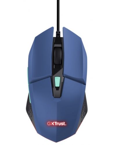 Gaming miš Trust - GXT109 Felox, optički, plavi - 1