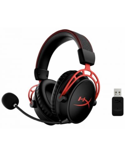 Gaming slušalice HyperX - Cloud Alpha, bežične, crno/crvene - 2