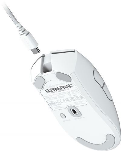 Gaming miš Razer - DeathAdder V3 Pro, optički, bežični, bijeli - 7