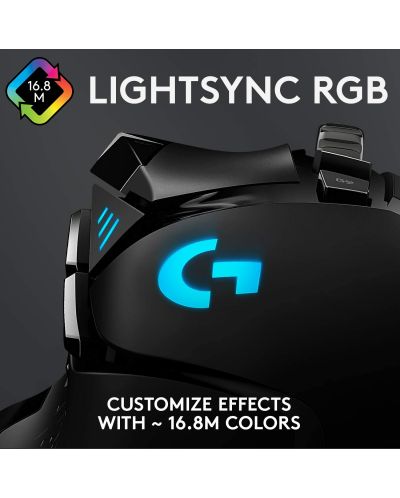 Gaming miš Logitech - G502 Hero, crni - 9