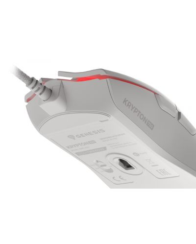 Gaming miš Genesis - Krypton 750,  optički, bijeli - 6