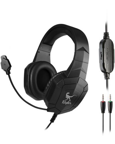 Gaming slušalice Roxpower - Raptor LH-30, crne - 2
