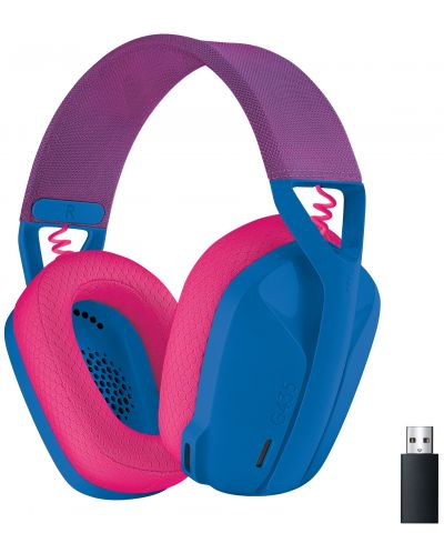 Gaming slušalice Logitech - G435, bežične, plave - 1