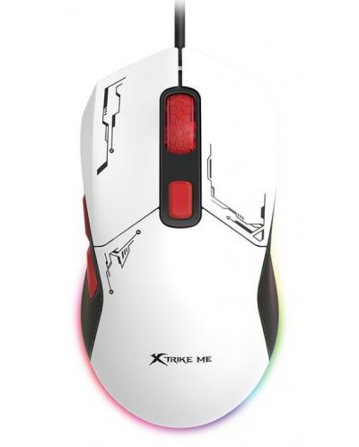 Gaming miš Xtrike ME - GM-316W, optički, bijeli - 2