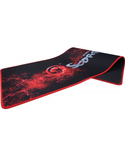 Gaming podloga za miš Marvo - G43, XL, mekana, crna/crvena - 1