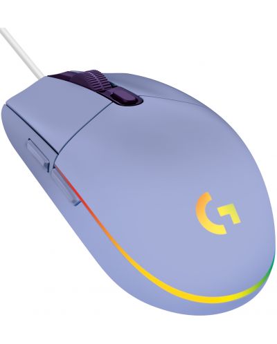 Gaming miš Logitech - G102 Lightsync, optički, RGB, ljubičasti - 1