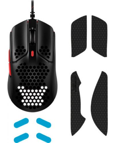 Gaming miš HyperX - Pulsefire Haste, optički, crno/crveni - 3