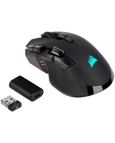 Gaming miš Corsair - Ironclaw Wireless, optički, bežični, crni - 4
