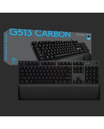 Gaming tipkovnica Logitech - G513 Carbon, GX Brown, crna - 9