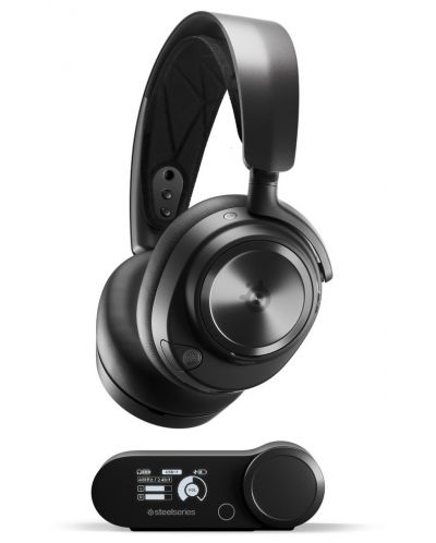 Gaming slušalice SteelSeries - Arctis Nova Pro Wireless, crne - 1