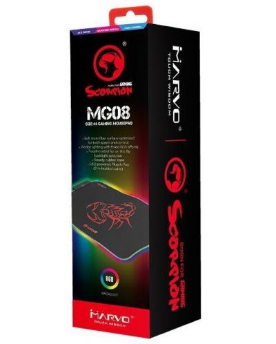 Gaming podloga za miš Marvo - MG08, M, crna - 5