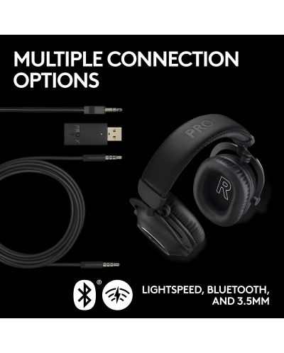 Gaming slušalice Logitech - Pro X 2 Lightspeed, bežične, crne - 7