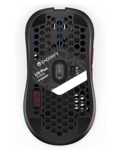 Gaming miš Endorfy - LIX Plus, optički, bežični, crni - 7
