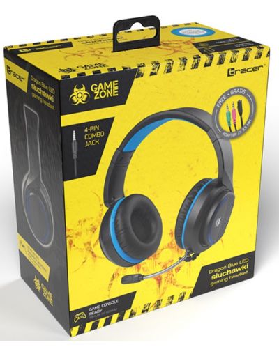 Gaming slušalice Tracer - GameZone Dragon, plavo/crne - 5
