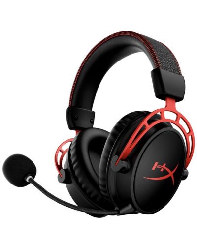 Gaming slušalice HyperX - Cloud Alpha, bežične, crno/crvene - 1