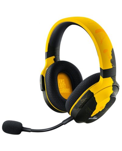 Gaming slušalice Razer - Barracuda X 2022 - PUBG Ed., bežične, crno/žute - 1