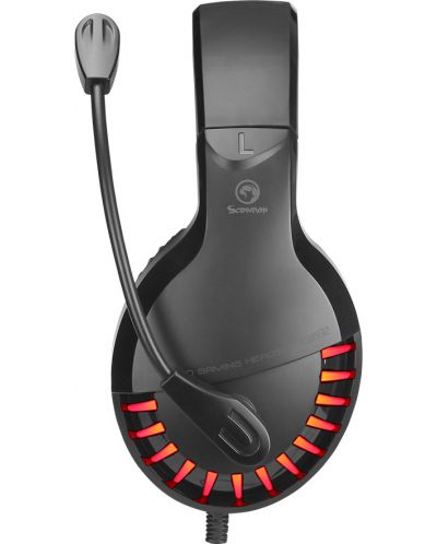 Gaming slušalice Marvo - HG8932, crne/crvene - 2