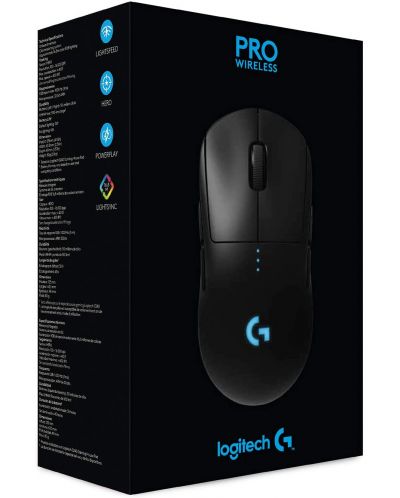 Gaming miš Logitech - G Pro, optički, bežični, crni - 9