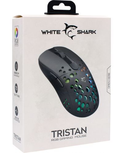 Gaming miš White Shark - TRISTAN, optički, crni - 8