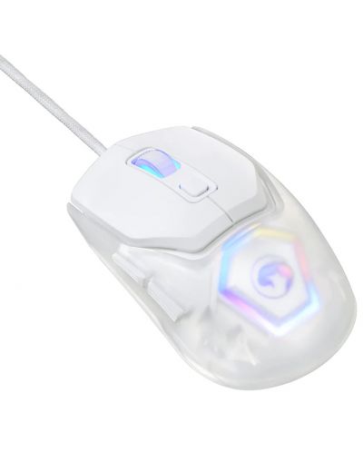 Gaming miš Marvo - Fit Lite, optički, bijeli - 2