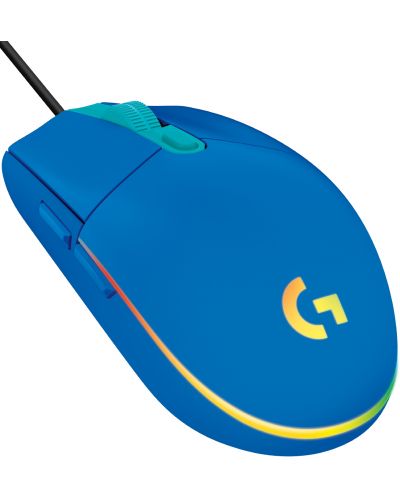 Gaming miš Logitech - G102 Lightsync, optički, RGB, plavi - 1