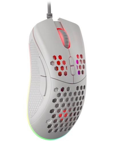 Gaming miš Genesis - Krypton 550, optički, 8000 DPI, bijeli - 1