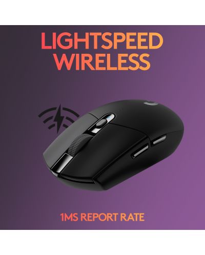 Gaming miš Logitech - G305 Lightspeed, optički, crni - 4