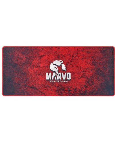 Gaming podloga za miš Marvo - G41, XL, mekana, crvena - 1