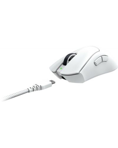Gaming miš Razer - DeathAdder V3 Pro, optički, bežični, bijeli - 5