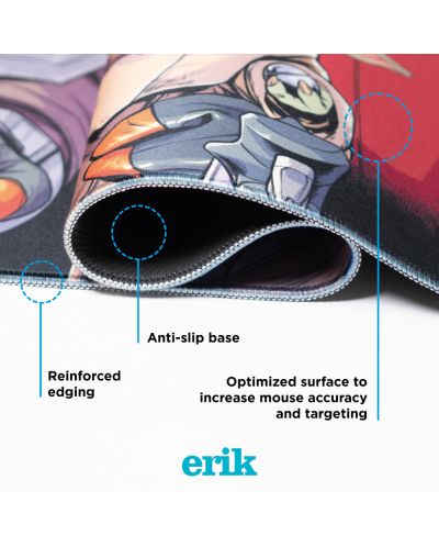 Gaming podloga za miš Erik - SW The Child, XL, višebojna - 3