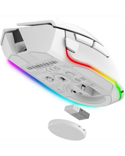 Gaming miš Razer - Basilisk V3 Pro, optički, bežični, bijeli - 3