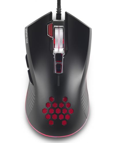 Gaming miš Spartan Gear - Titan 2, žični, crni - 1