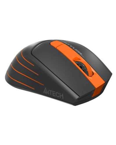 Gaming miš A4tech - Fstyler FG30S, optički, bežični, narančasti - 5