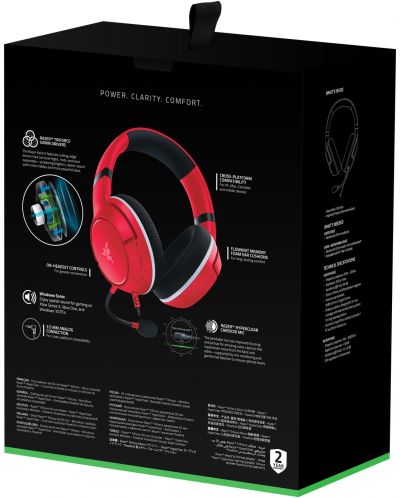 Gaming slušalice Razer - Kaira X, Xbox, Pulse Red - 6
