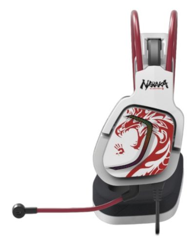 Gaming slušalice A4Tech Bloody - G575 Naraka, bijelo/crvene - 2