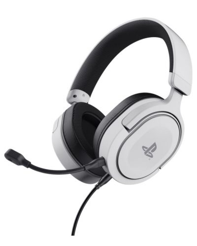 Gaming slušalice Trust - GXT 498W Forta, PS5, bijele - 1