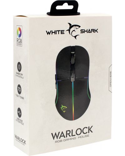 Gaming miš  White Shark - WARLOCK, optički, crni - 9