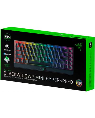 Gaming tipkovnica Razer - BlackWidow V3 Mini HyperSpeed/Green, crna - 8