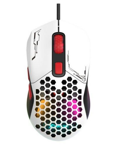 Gaming miš Xtrike ME - GM-316W, optički, bijeli - 1