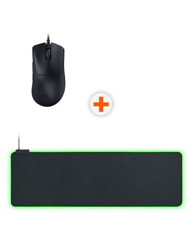 Gaming miš i podloga Razer - DeathAdder V3 + Goliathus Chroma, Extended - 1