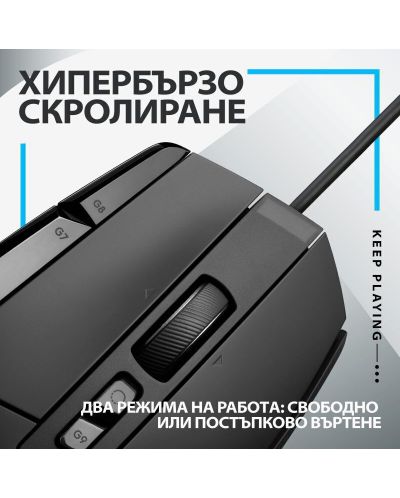 Gaming miš Logitech - G502 X EER2, optički, crni - 5