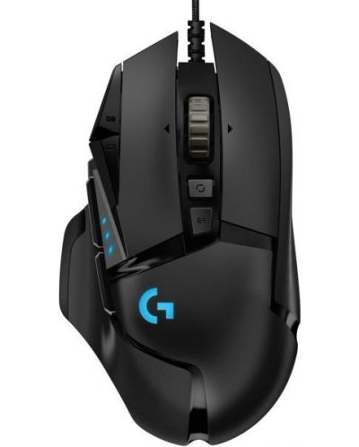 Gaming miš Logitech - G502 Hero, crni - 1